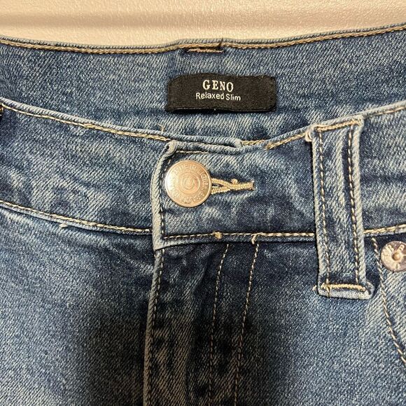 True Religion Geno Slim Flap Pocket Jeans Mens 36/34 - Picture 5 of 8